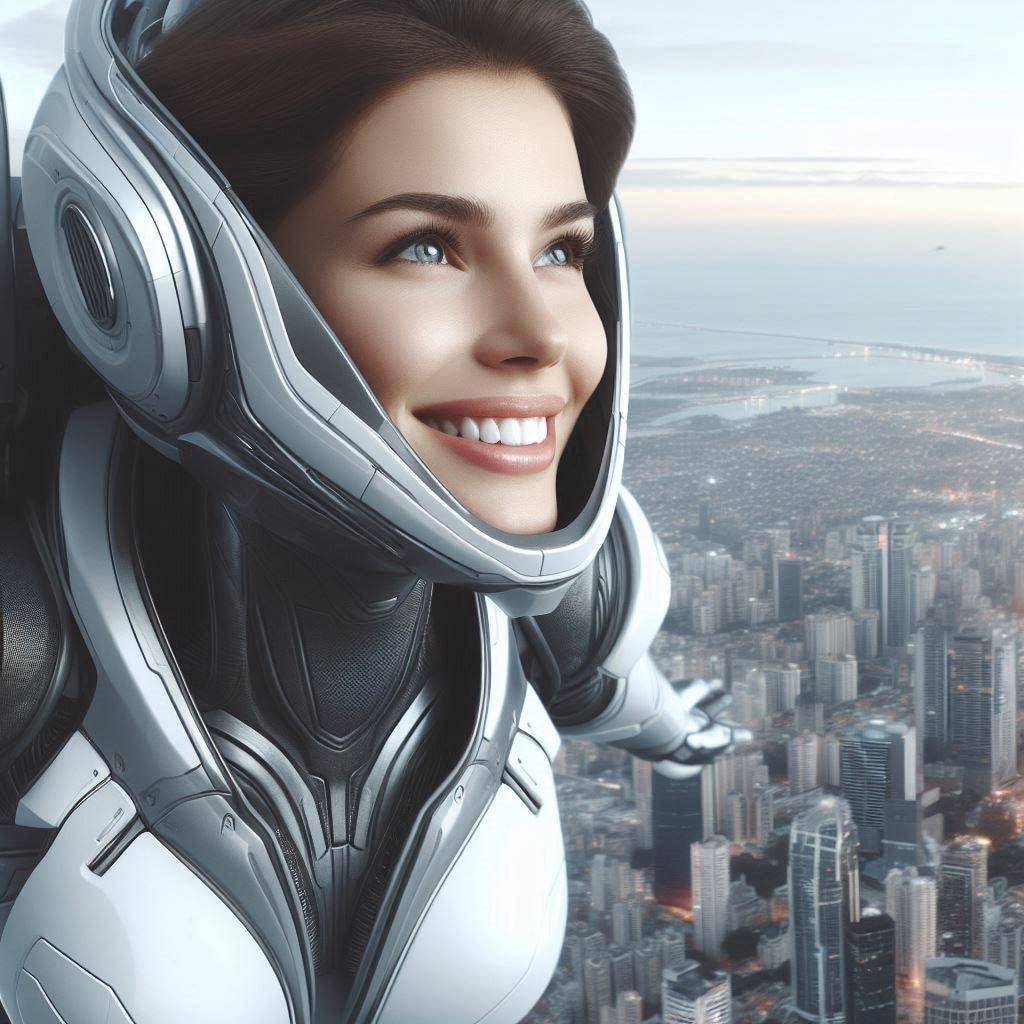 パワードスーツ女子