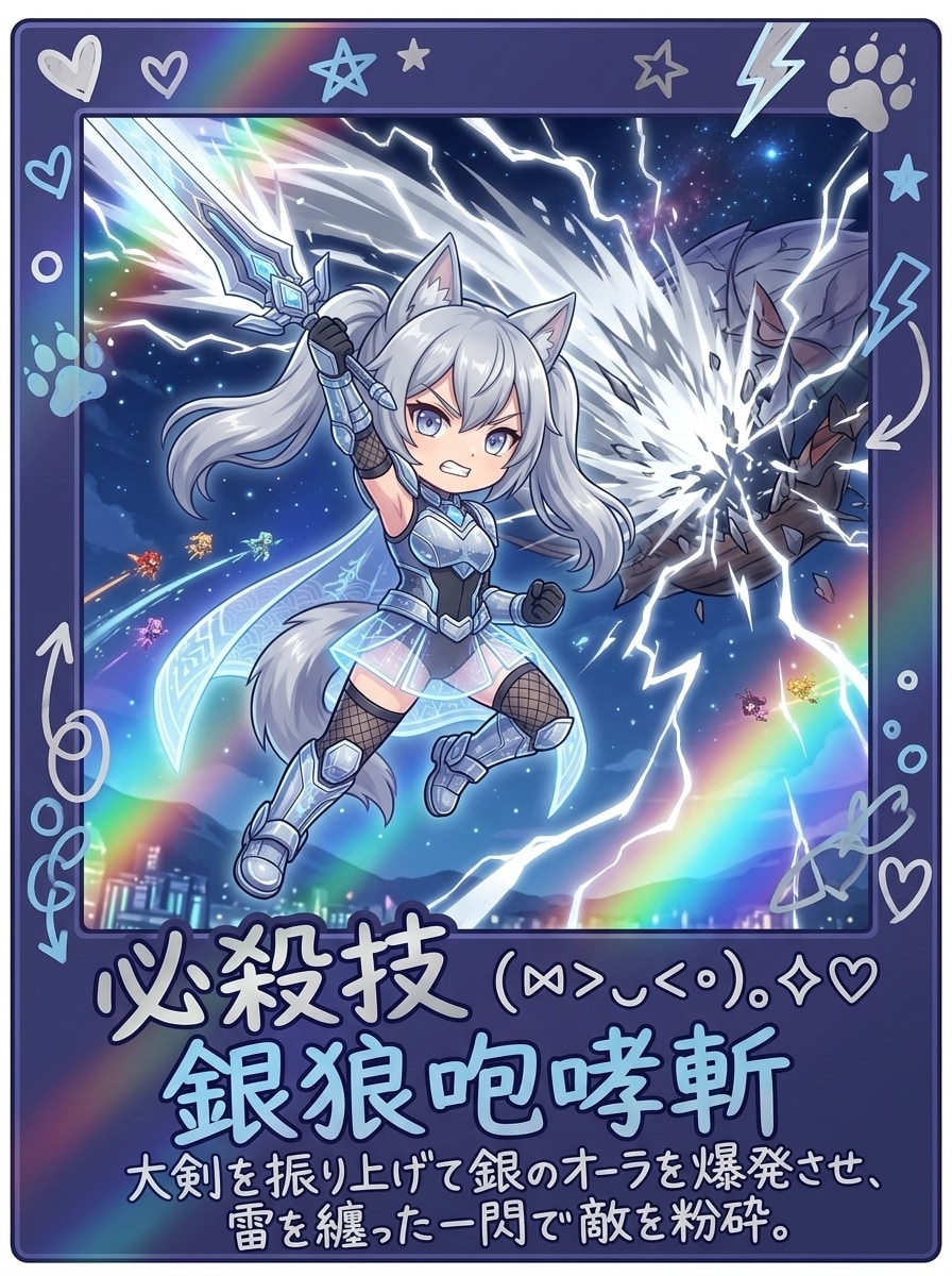 銀狼咆哮斬