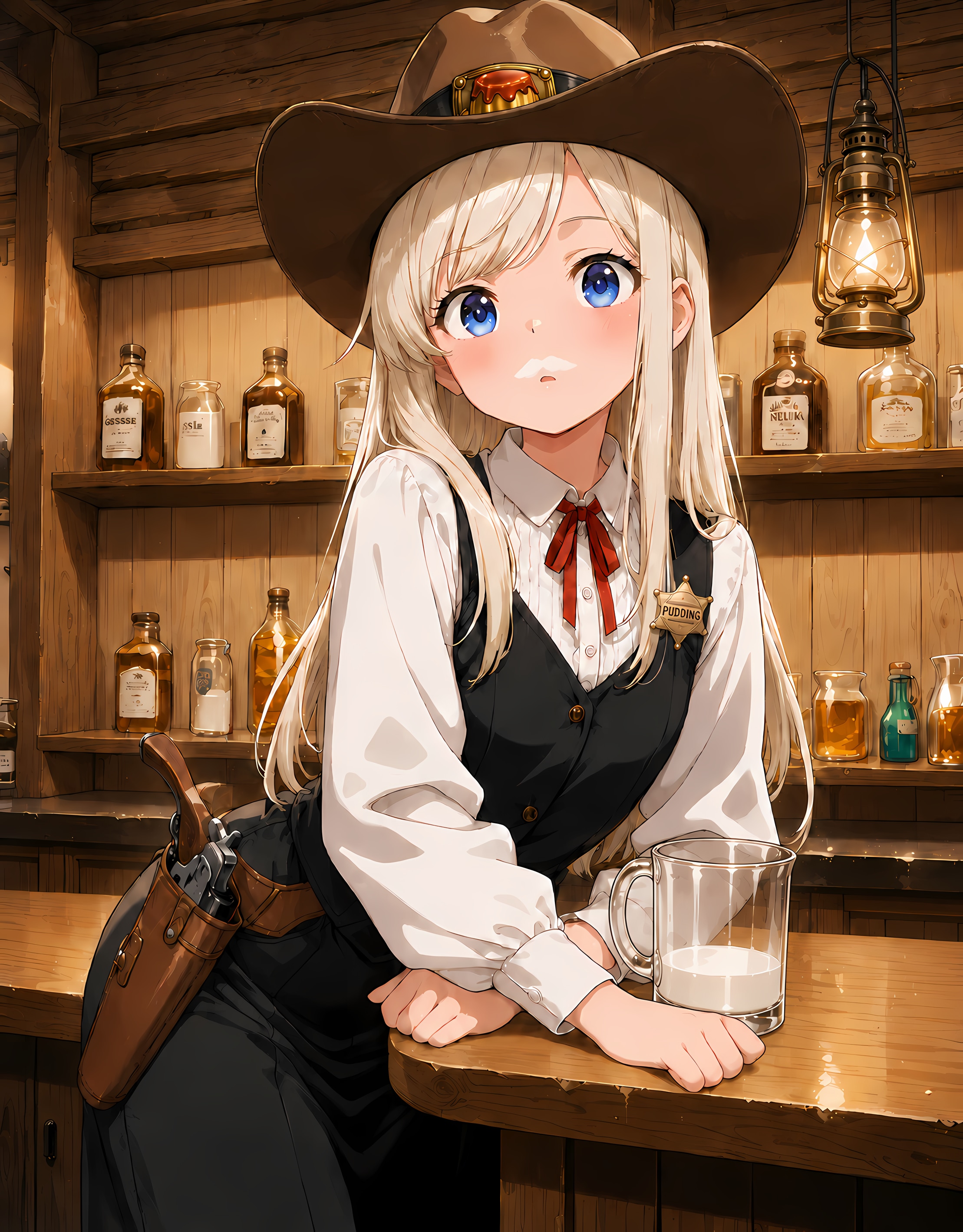 お嬢ちゃんにはミルクがお似合いだぜ🥛
