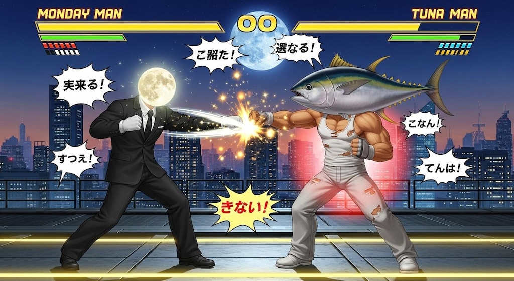 🌕と🐟を喋らせてみた