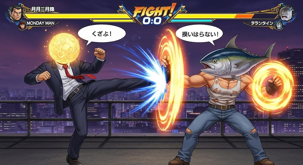 🌕と🐟を喋らせてみた