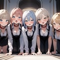 【今日の理想のハーレム】ご主人様をお出迎え【R-15版】 2枚目