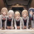 【今日の理想のハーレム】ご主人様をお出迎え【R-15版】 10枚目