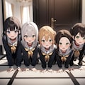 【今日の理想のハーレム】ご主人様をお出迎え【R-15版】 8枚目