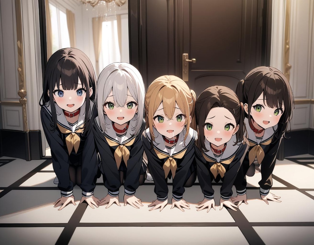 【今日の理想のハーレム】ご主人様をお出迎え【R-15版】