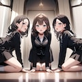 【今日の理想のハーレム】ご主人様をお出迎え【R-15版】 4枚目