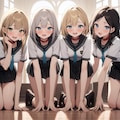 【今日の理想のハーレム】ご主人様をお出迎え【R-15版】 5枚目