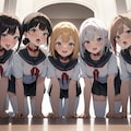 【今日の理想のハーレム】ご主人様をお出迎え【R-15版】 6枚目