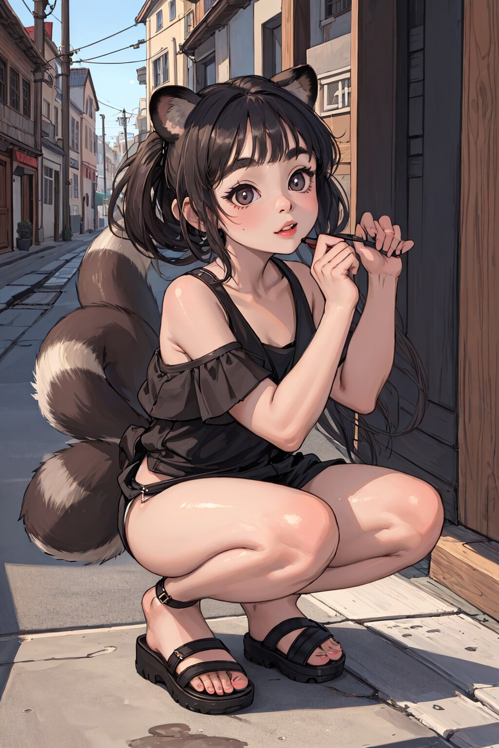 田舎の たぬき娘パート１
