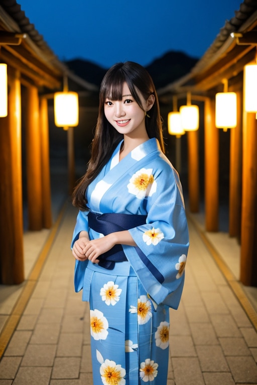 浴衣の君 | の人気AIイラスト・グラビア