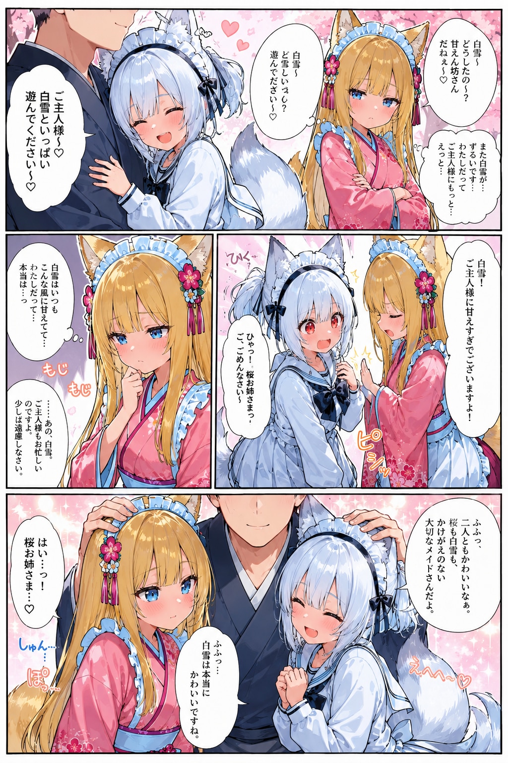 狐耳メイド