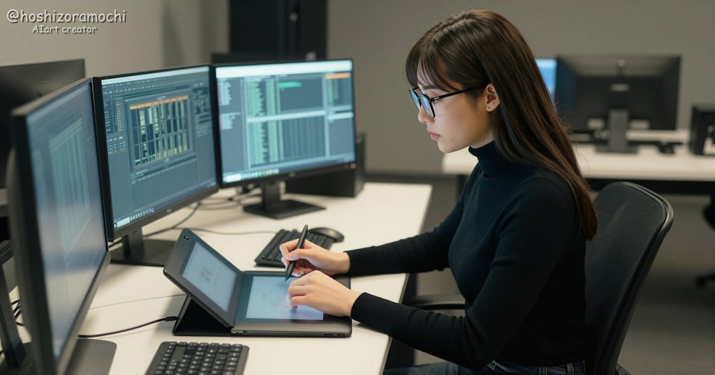 AIアートクリエイターのお仕事現場🖥️