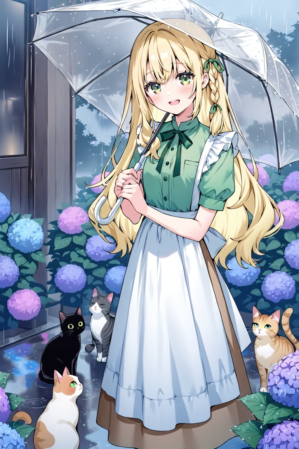 梅雨の猫