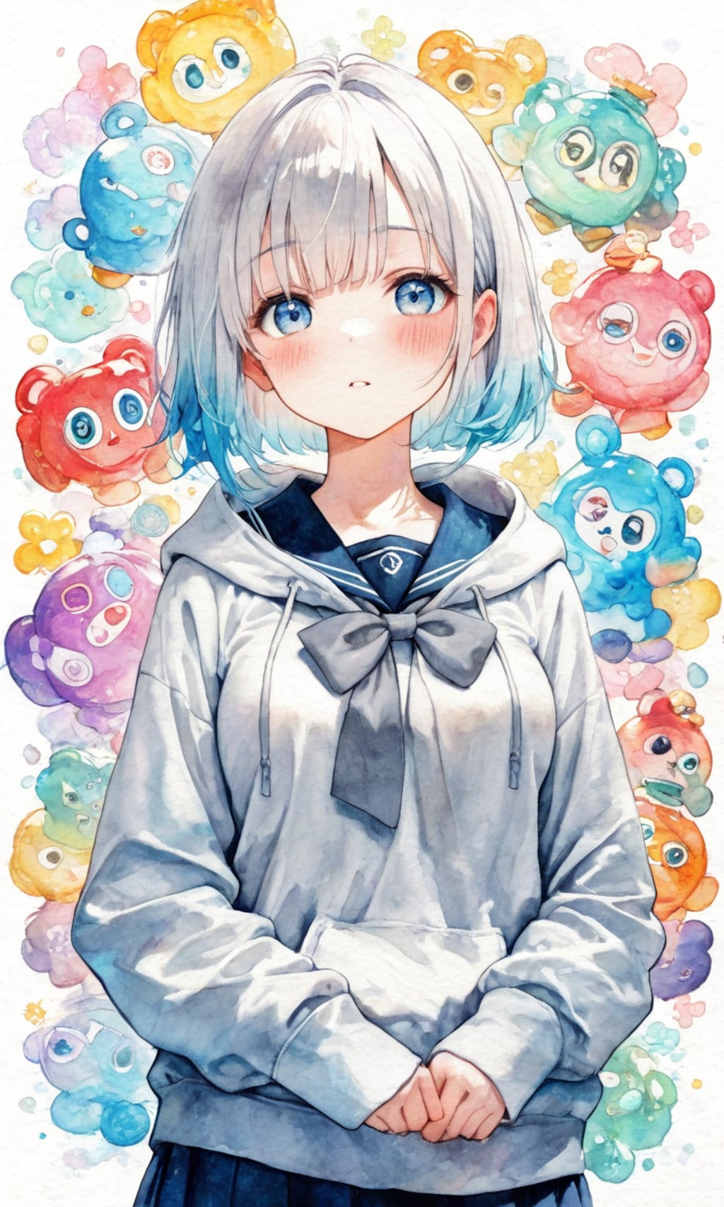 ふわふわ女子高生