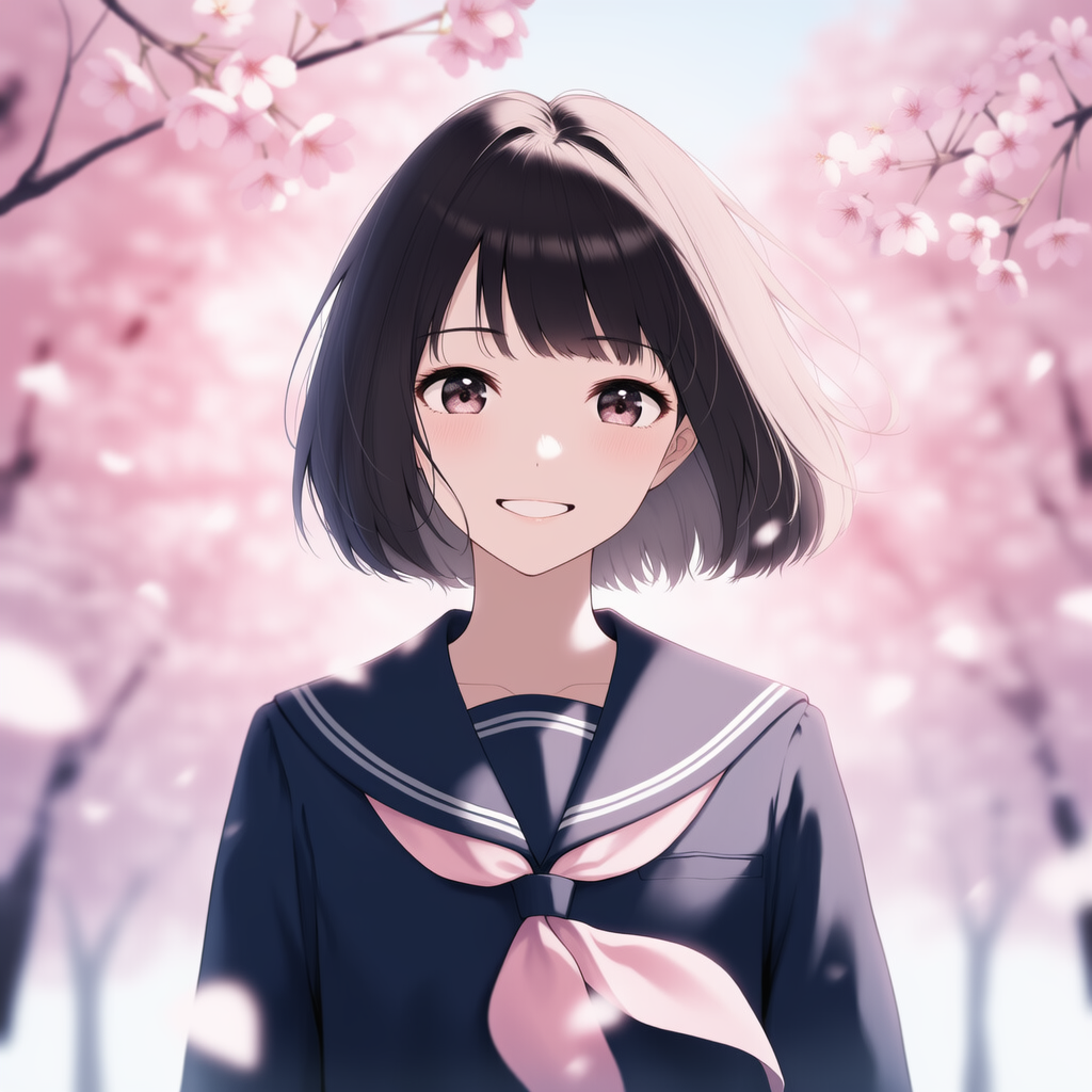 桜舞う君の姿に恋をした