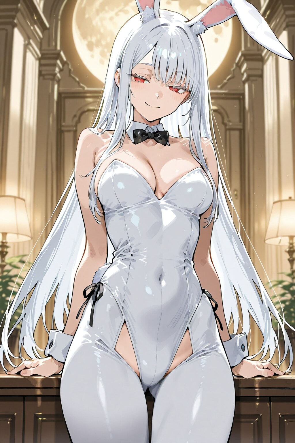 白バニーさん
