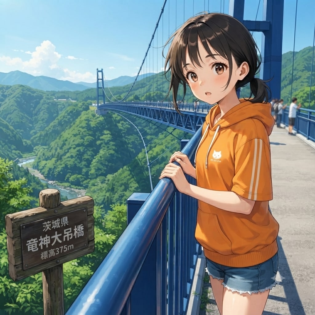 茨城県：竜神大吊橋（×）