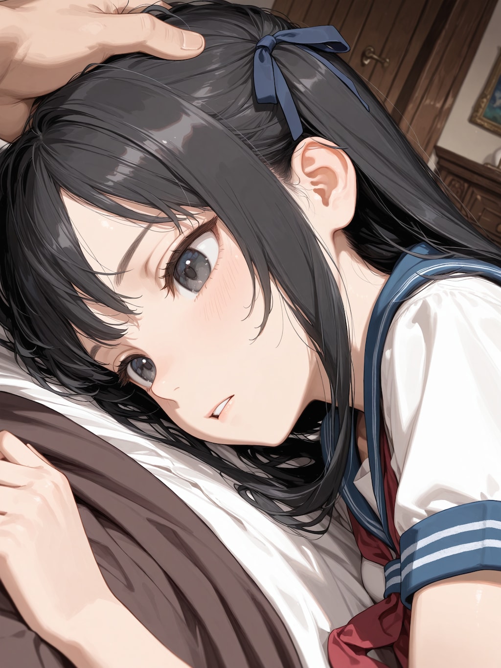 「お兄ちゃんの心臓の音、聞こえるよ」