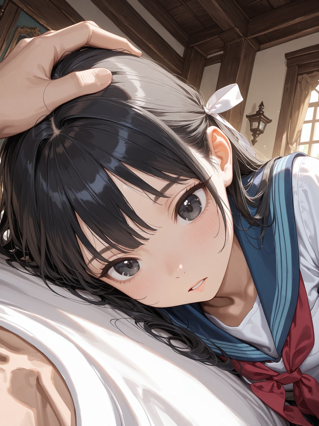 「お兄ちゃんの心臓の音、聞こえるよ」