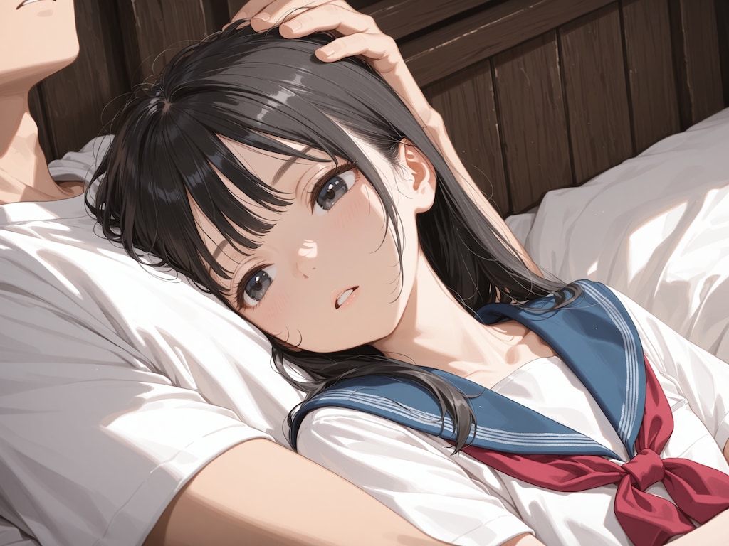 「お兄ちゃんの心臓の音、聞こえるよ」