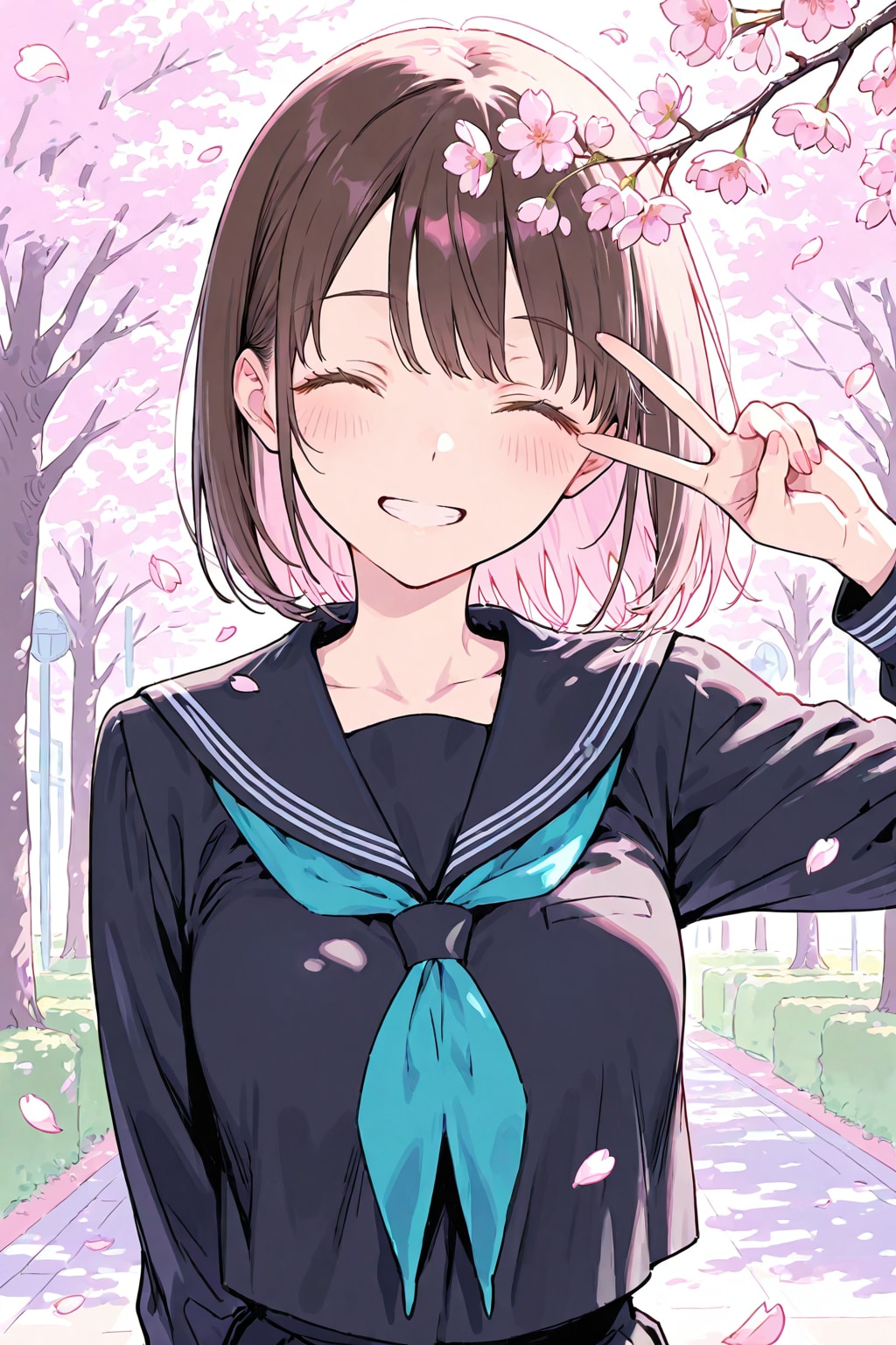 入学式🌸 | の人気AIイラスト・グラビア