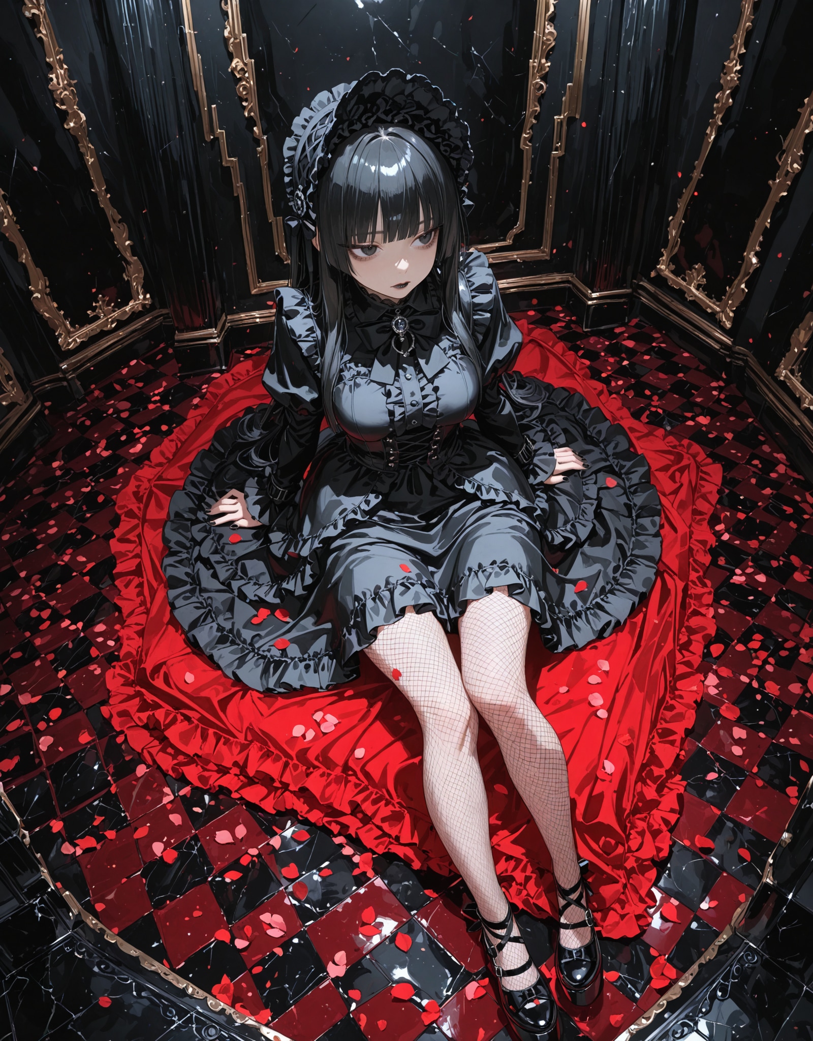 ♰VIVID BLACK♰ | の人気AIイラスト・グラビア