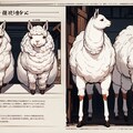 アルパカの村設定画 4枚目