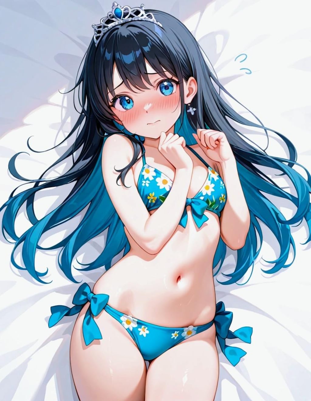 花柄ビキニお姉やん