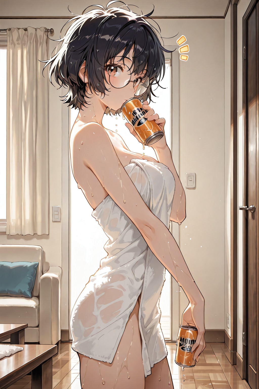 無自覚な姉の風呂上り