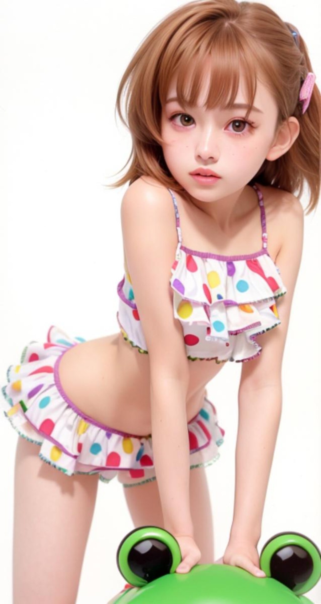 御坂美琴コスプレイヤーの可愛い水着姿