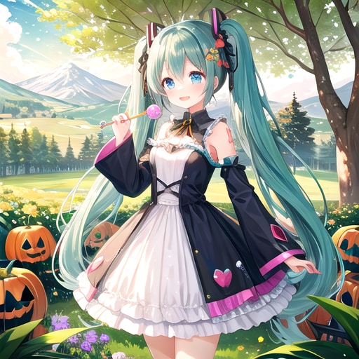 ハロウィンミク | の人気AIイラスト・グラビア