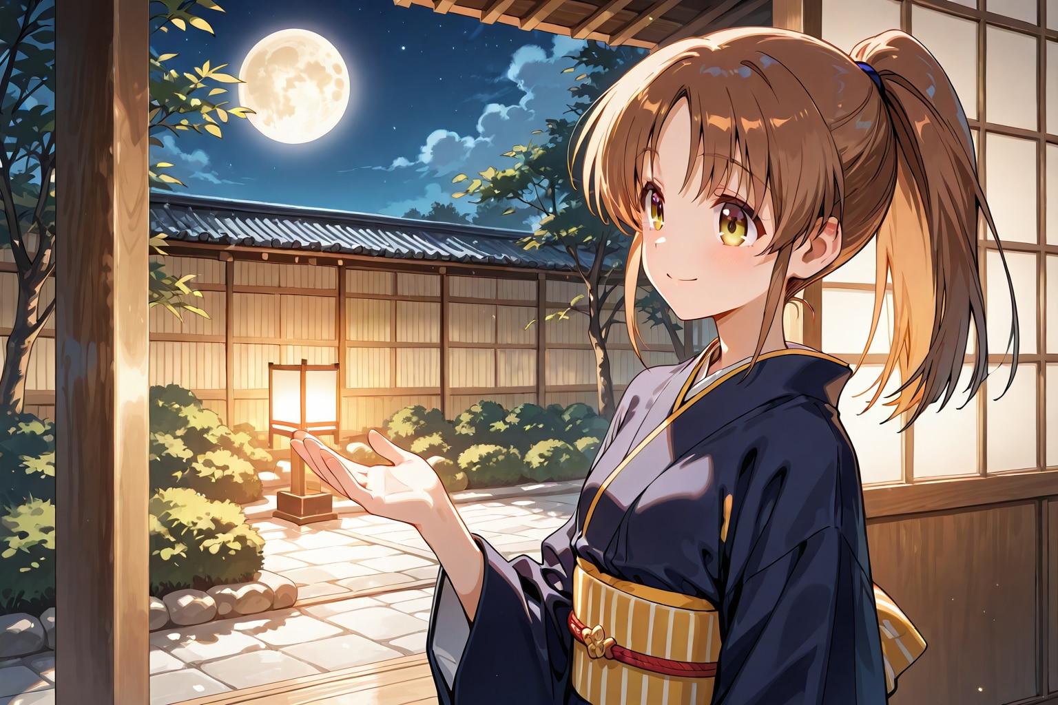 満月の夜