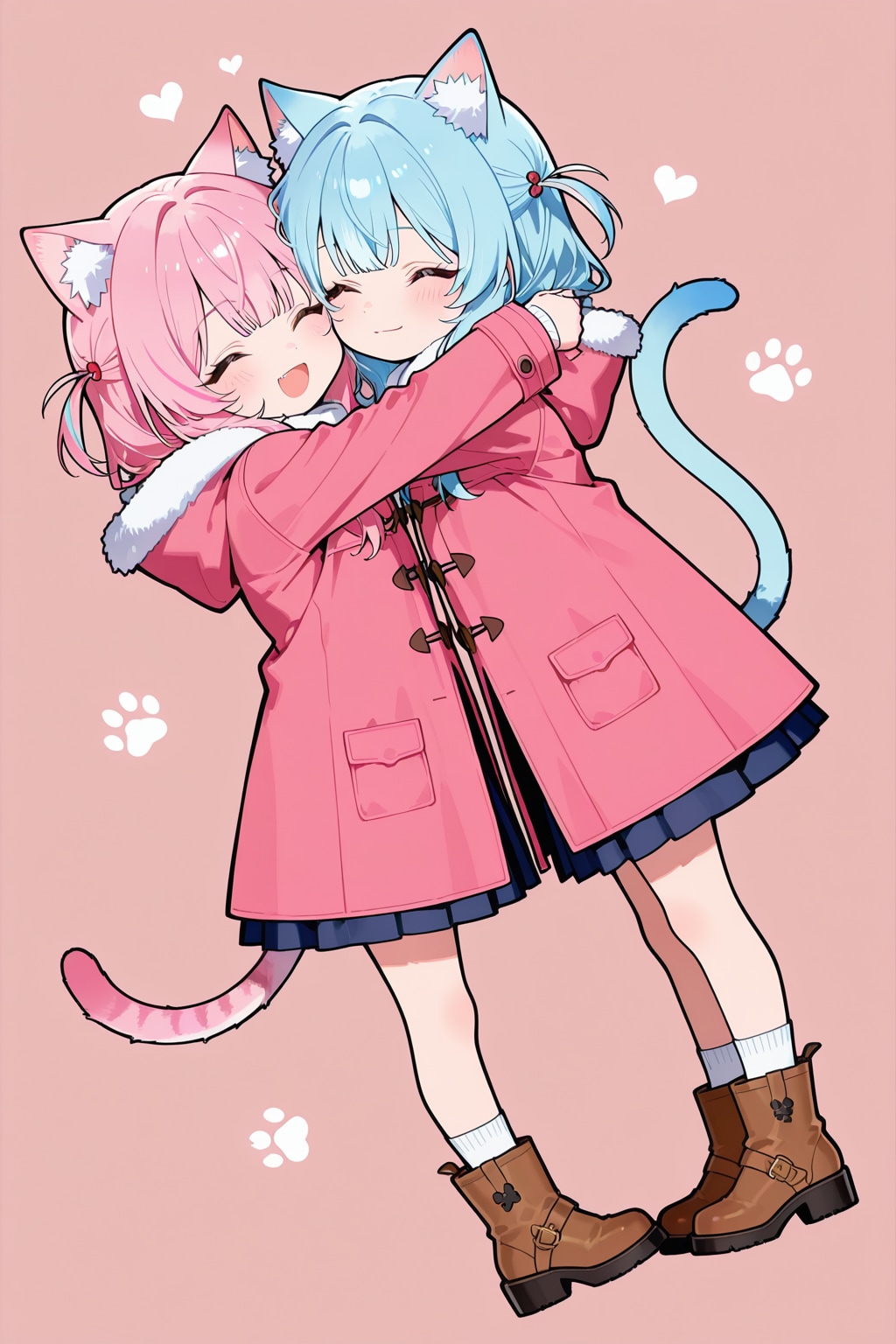 ぎゅ♡ | の人気AIイラスト・グラビア