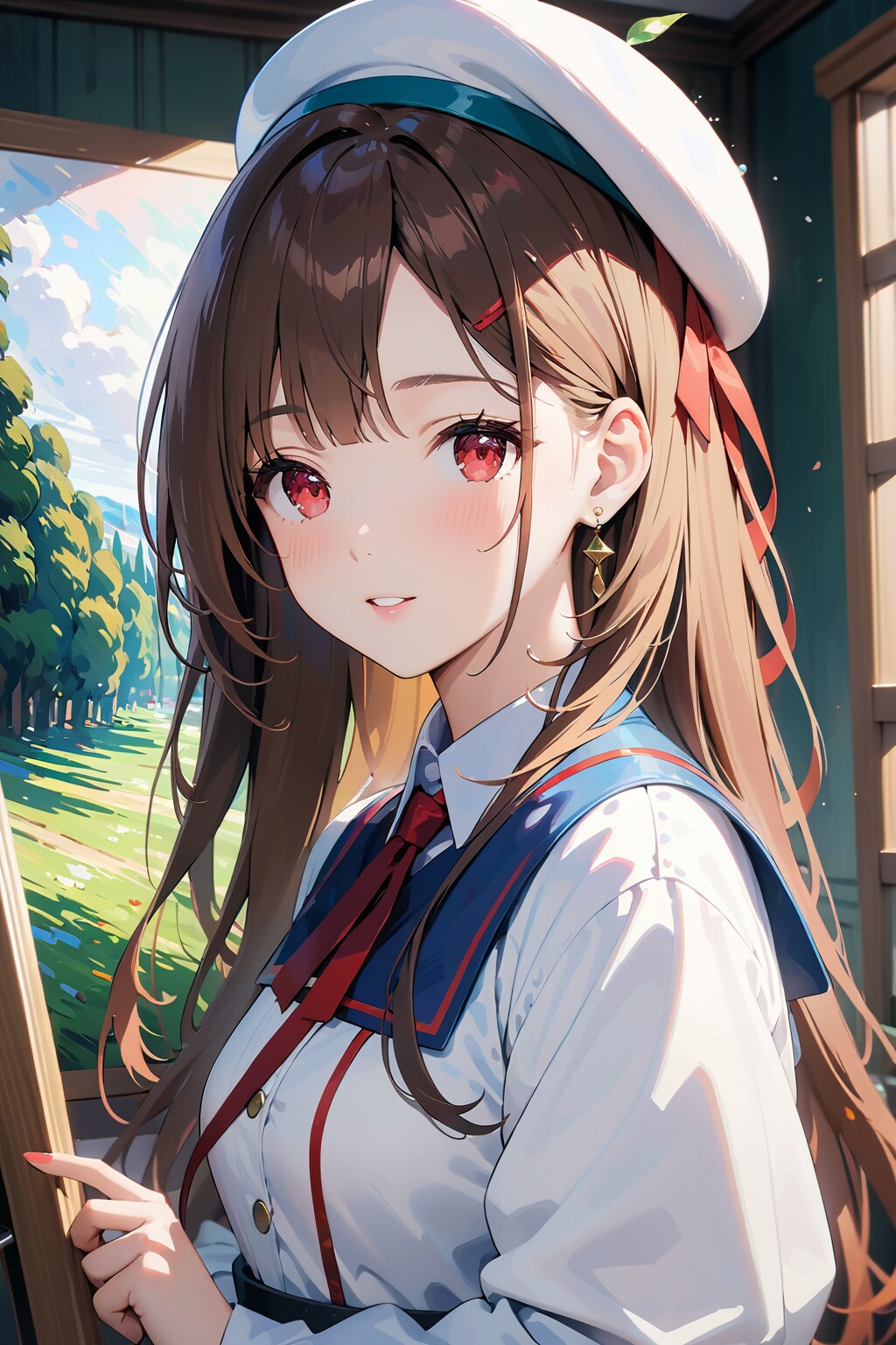 画家を目指す女の子