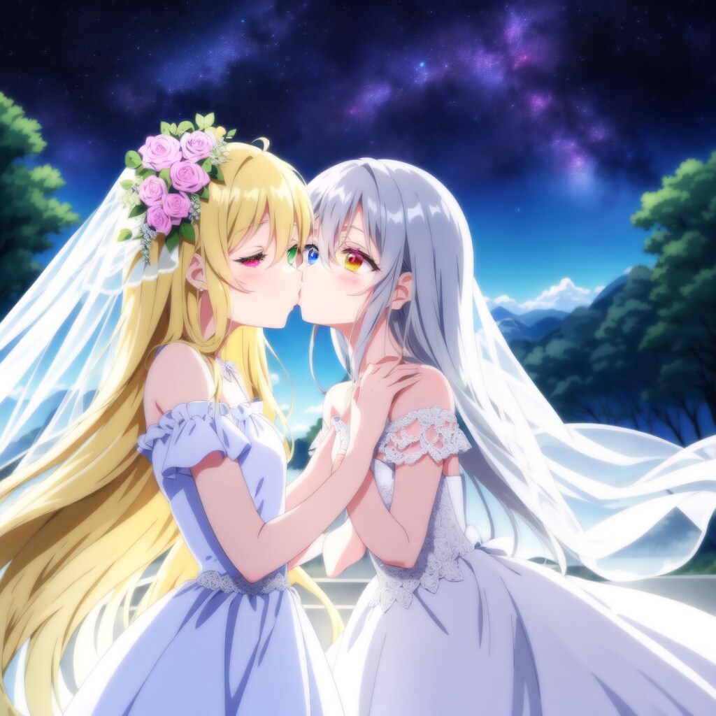 ウエディングドレス(百合)