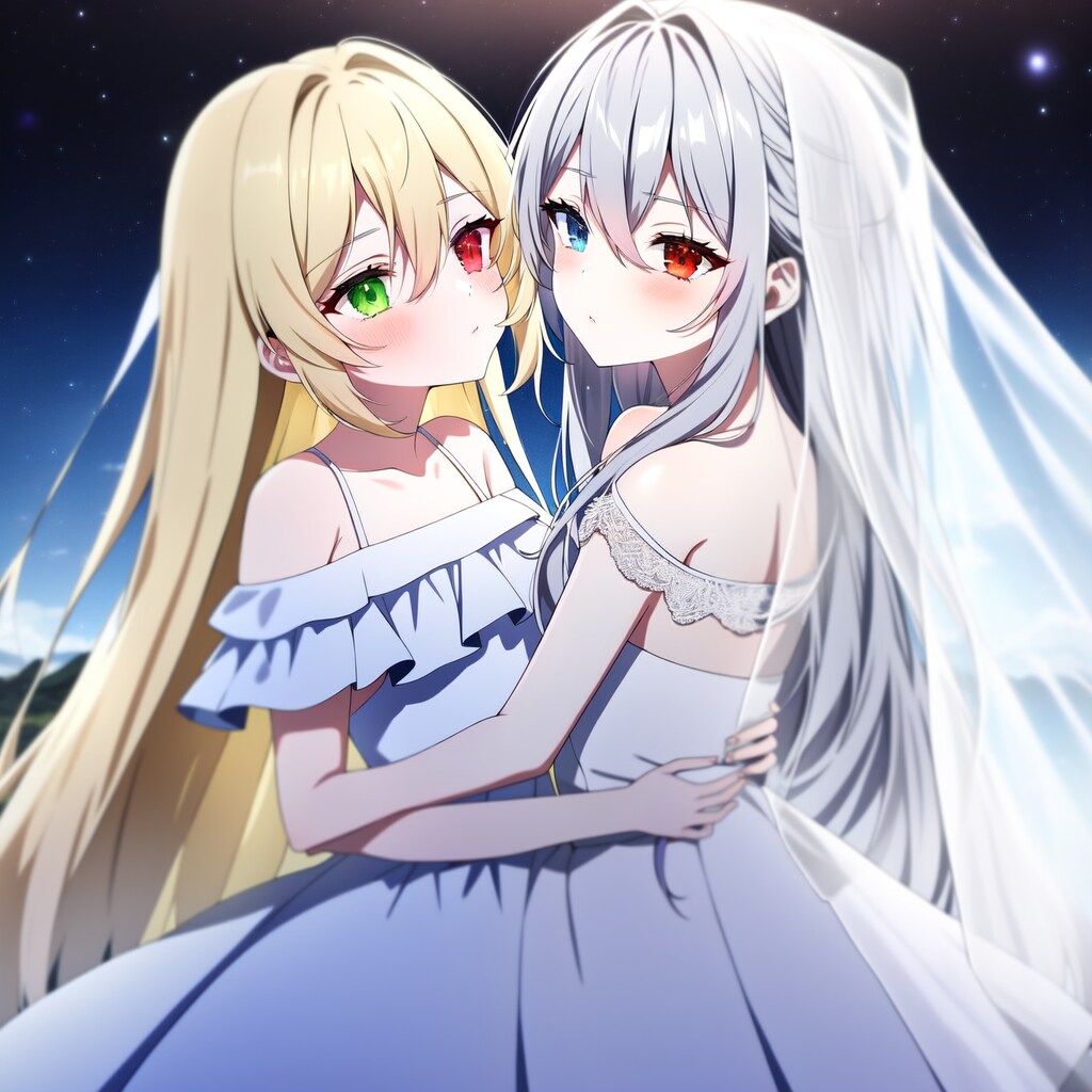 ウエディングドレス(百合)