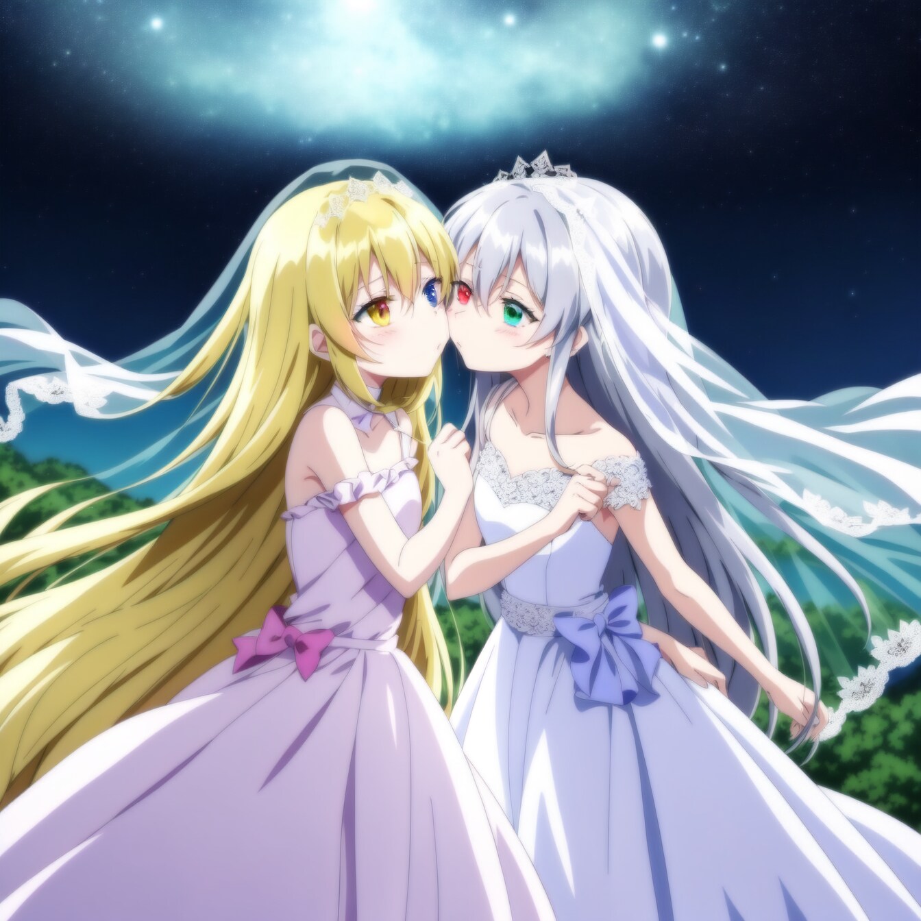ウエディングドレス(百合)