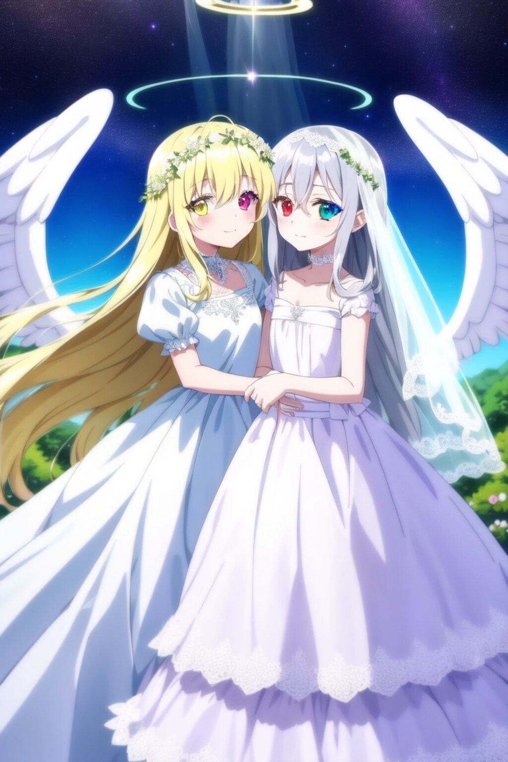 ウエディングドレス(百合)