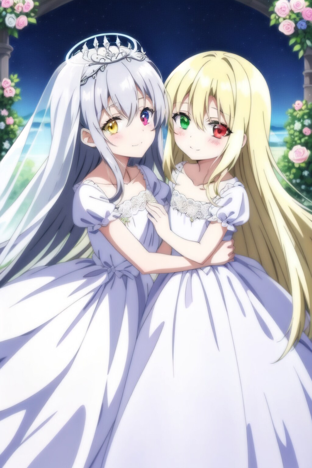 ウエディングドレス(百合)