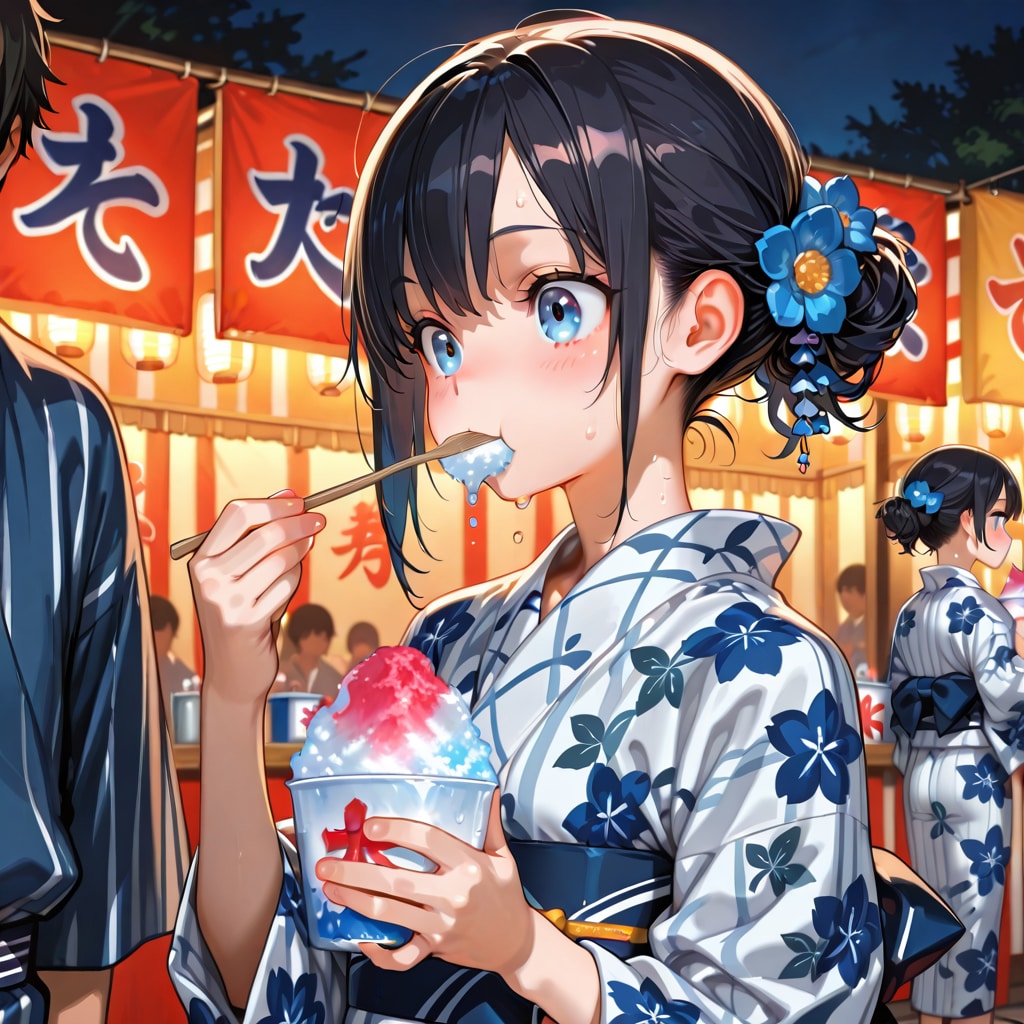 夏祭りかき氷