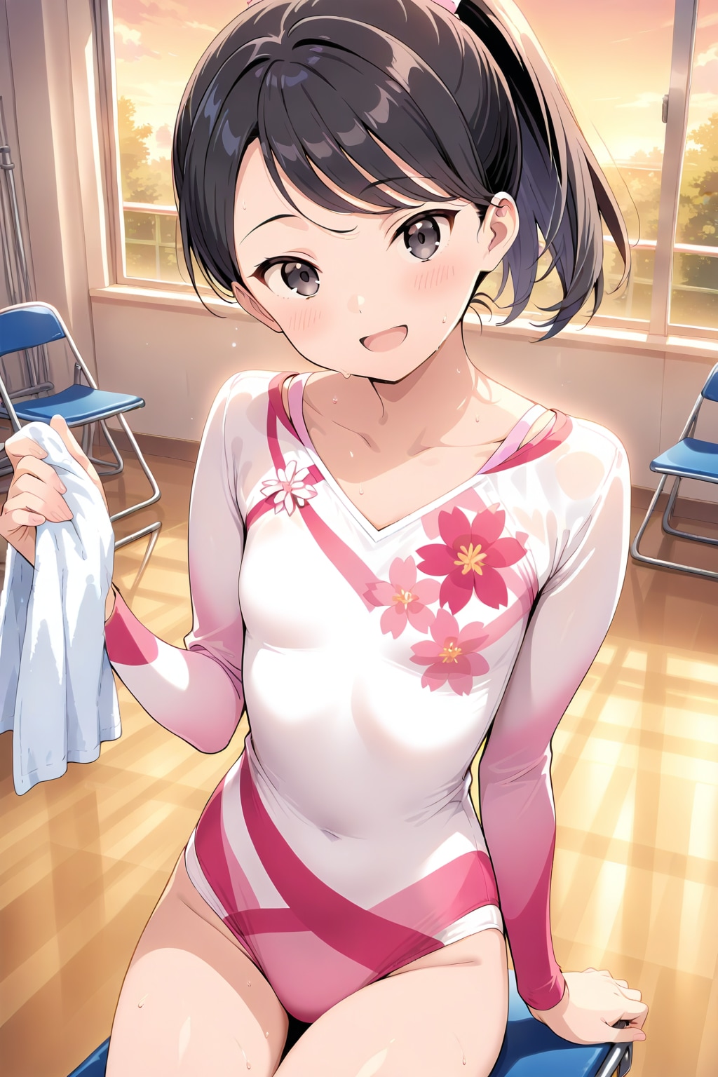 新体操部の沙希ちゃん✨５５