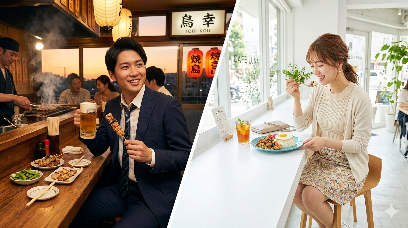 通勤途中で気になっていたお店に週末や休日に勇気を出して入ってみがち | の人気AIイラスト・グラビア