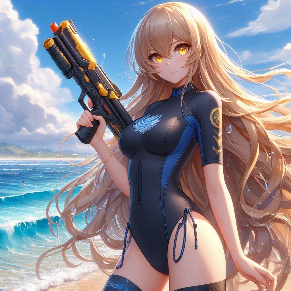 ウォーターガンとエリザベス