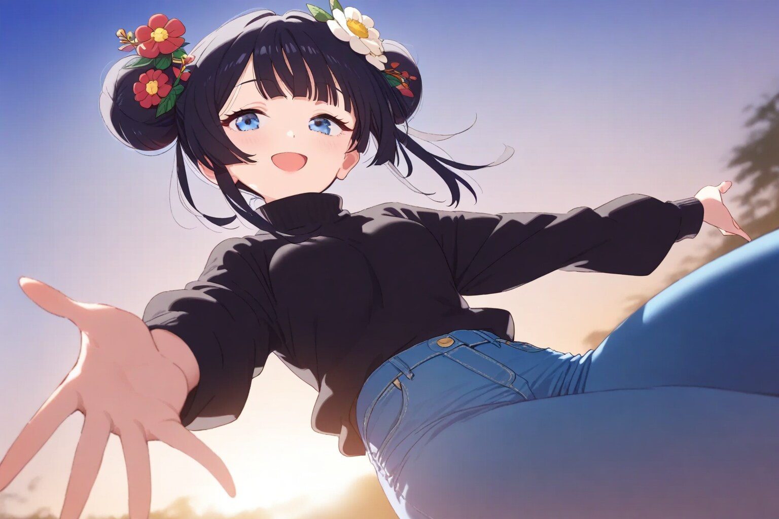 夕陽のおだんごちゃん🍡✨