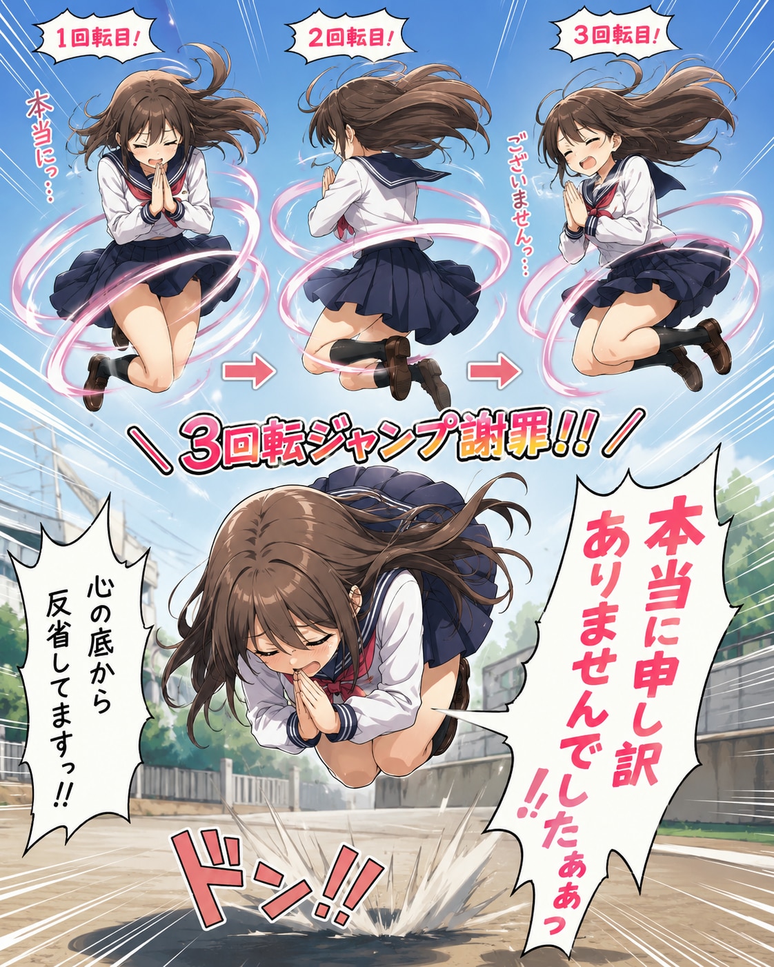 トリプルアクセル謝罪
