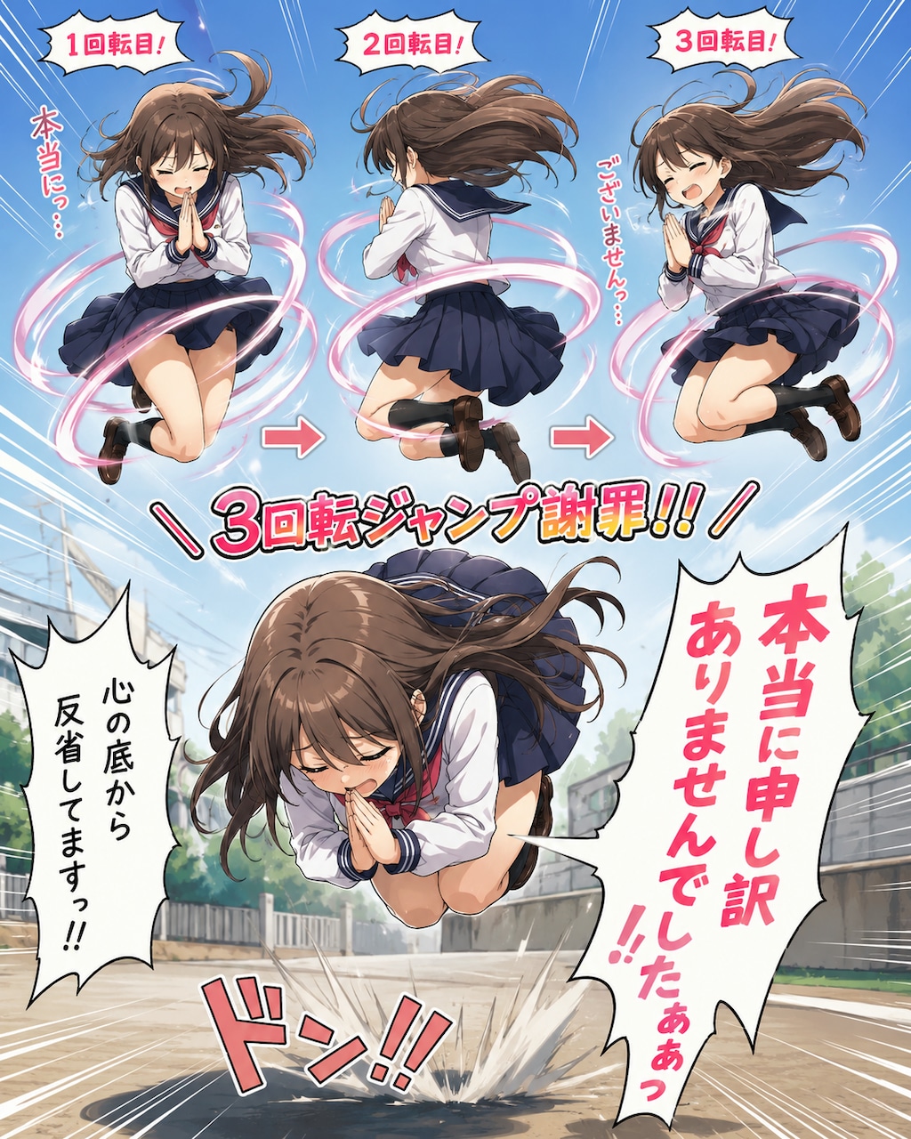 トリプルアクセル謝罪