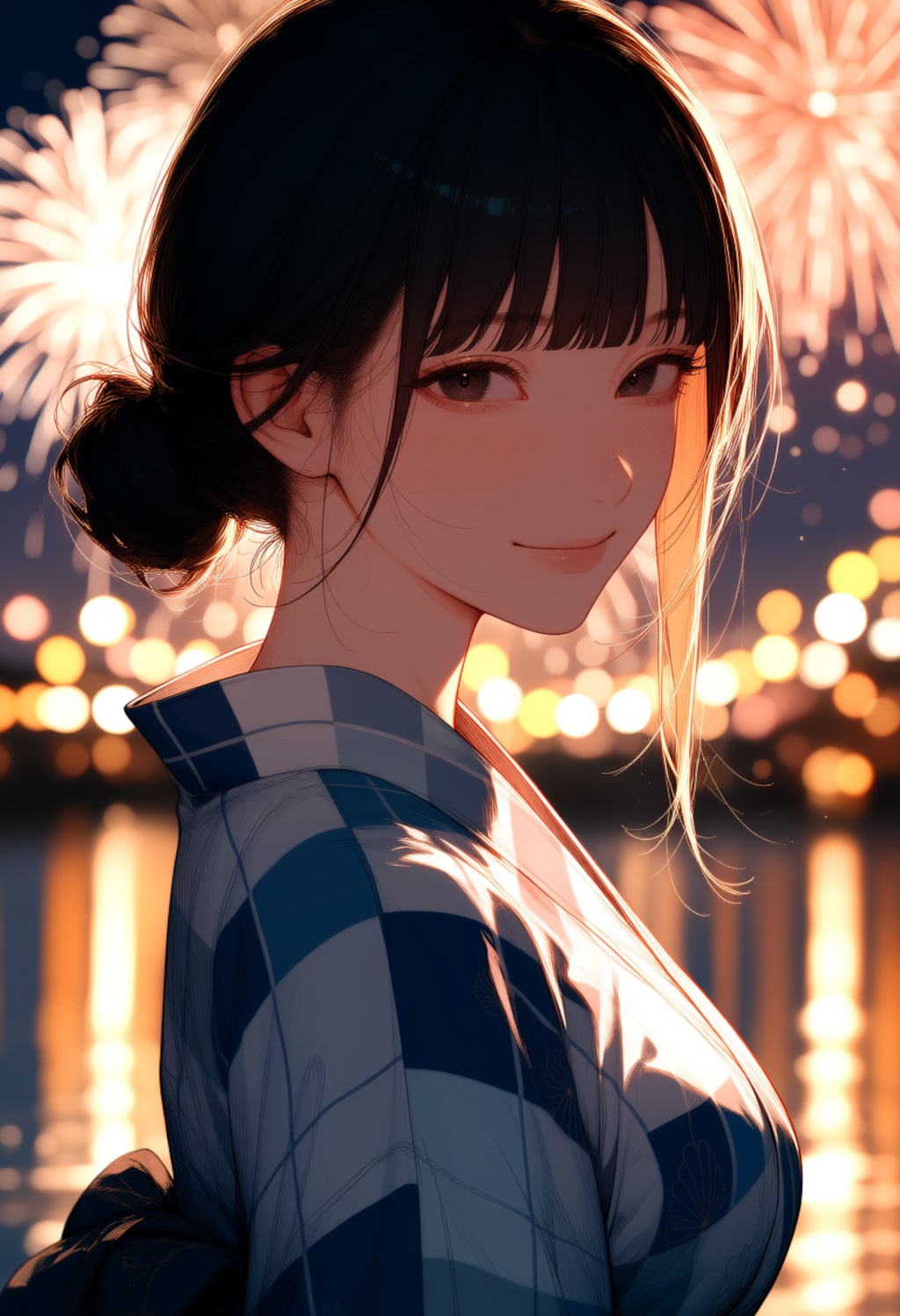 花火、ひと時