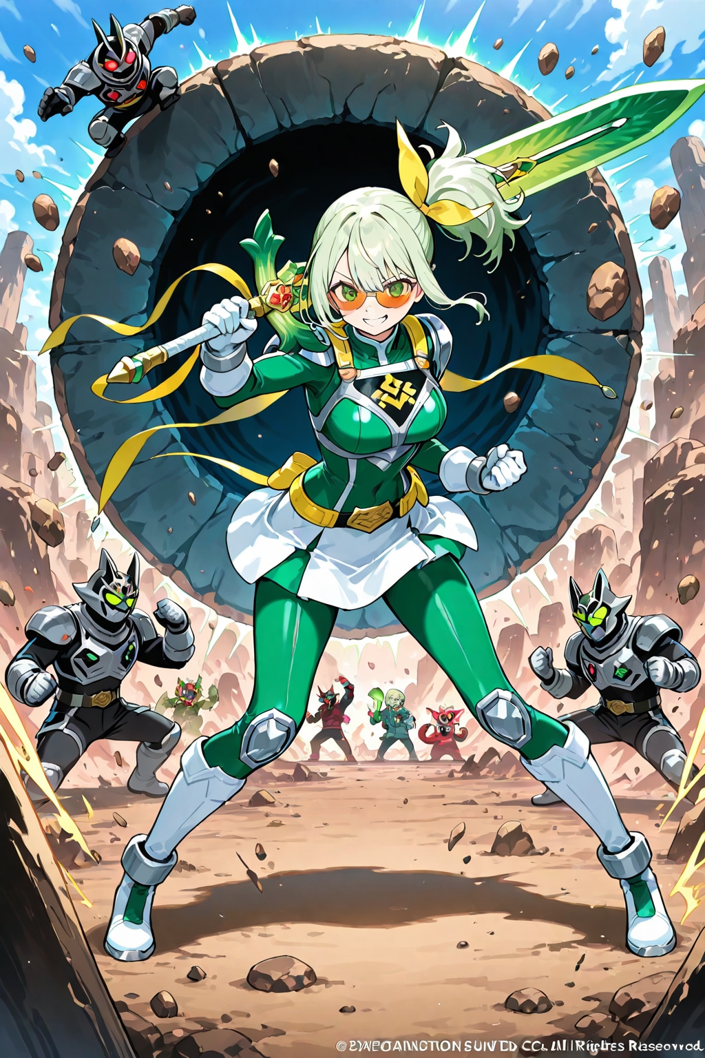 ネギソードを持つ萌葱 喜緑(救援隊) | の人気AIイラスト・グラビア