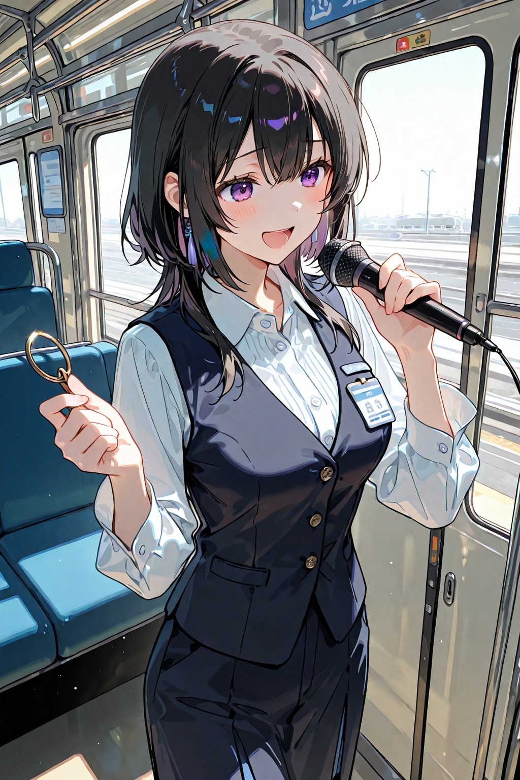 ～Thank you for using bus♪ | の人気AIイラスト・グラビア