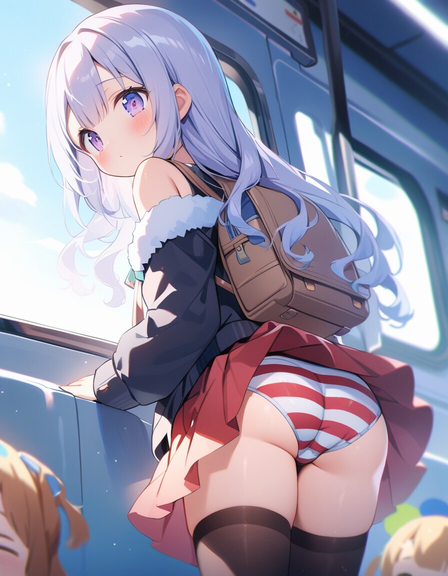 ぱんつ見えてる